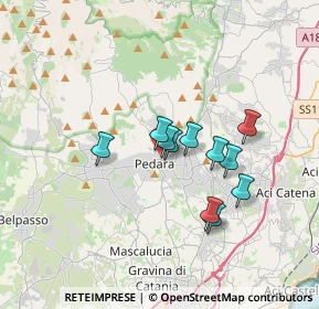 Mappa Via Faro, 95030 Pedara CT, Italia (2.98364)