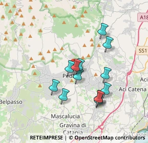 Mappa Via Faro, 95030 Pedara CT, Italia (3.41231)