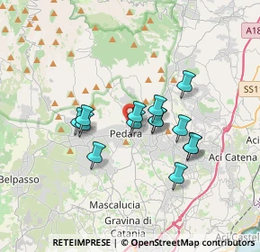 Mappa Via Faro, 95030 Pedara CT, Italia (2.99786)