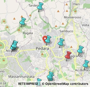 Mappa Via Faro, 95030 Pedara CT, Italia (3.09077)