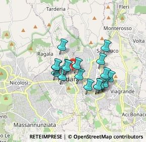 Mappa Via Faro, 95030 Pedara CT, Italia (1.43556)