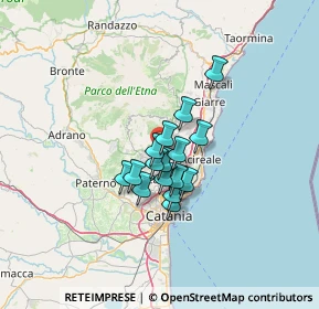 Mappa Via Faro, 95030 Pedara CT, Italia (9.13625)