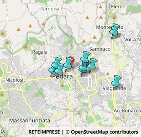 Mappa Via Don Ludovico, 95030 Pedara CT, Italia (1.52091)