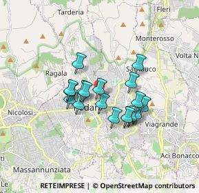 Mappa Via Don Ludovico, 95030 Pedara CT, Italia (1.42278)