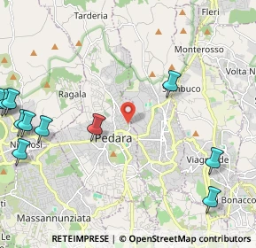 Mappa Via Don Ludovico, 95030 Pedara CT, Italia (3.46)