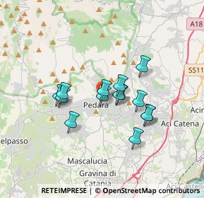 Mappa Via Don Ludovico, 95030 Pedara CT, Italia (2.93714)