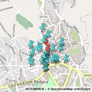 Mappa Via delle Rimembranze, 95030 Pedara CT, Italia (0.21)
