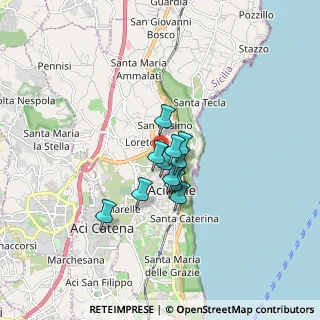 Mappa 95024 Acireale CT, Italia (1.06083)