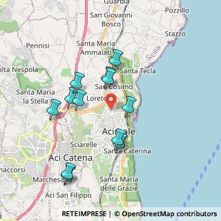 Mappa 95024 Acireale CT, Italia (1.96583)