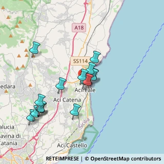 Mappa 95024 Acireale CT, Italia (3.96625)
