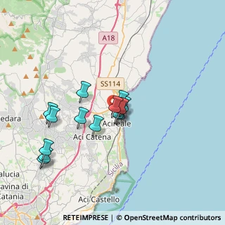Mappa 95024 Acireale CT, Italia (3.44286)