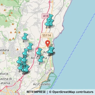 Mappa 95024 Acireale CT, Italia (5.06053)