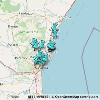 Mappa 95024 Acireale CT, Italia (9.6175)