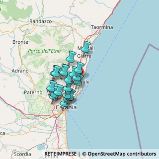 Mappa 95024 Acireale CT, Italia (11.0925)