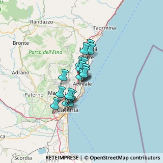 Mappa 95024 Acireale CT, Italia (9.14667)