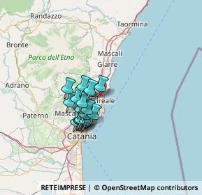 Mappa 95024 Acireale CT, Italia (11.0175)