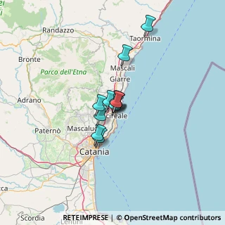 Mappa Via Michele la Spina, 95024 Acireale CT, Italia (8.08636)