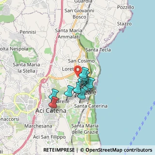 Mappa Via Michele la Spina, 95024 Acireale CT, Italia (1.30182)