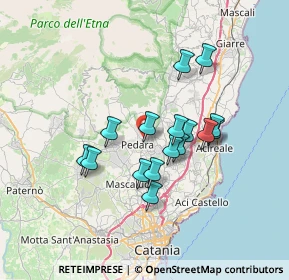 Mappa Via Federico De Roberto, 95039 Trecastagni CT, Italia (6.36688)