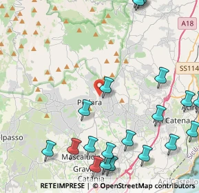 Mappa Via Federico De Roberto, 95039 Trecastagni CT, Italia (6.54)