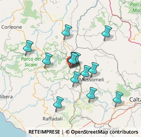 Mappa Via Michele Amari, 92020 San Giovanni Gemini AG, Italia (13.43615)