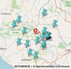 Mappa Via Michele Amari, 92020 San Giovanni Gemini AG, Italia (15.421)