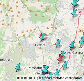 Mappa Via Suriente, 95030 Pedara CT, Italia (7.1985)