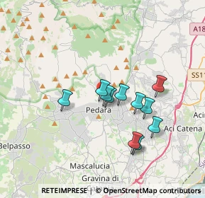 Mappa Via Suriente, 95030 Pedara CT, Italia (3.17182)