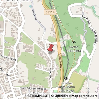 Mappa Via Cervo, 46Q, 95024 Acireale, Catania (Sicilia)