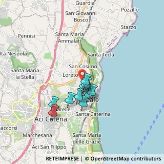 Mappa Via Tomadio, 95024 Acireale CT, Italia (1.40545)