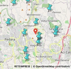 Mappa Via Giuseppe Garibaldi, 95039 Viagrande CT, Italia (2.43538)