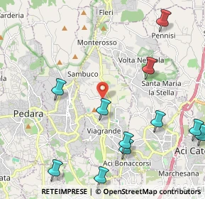 Mappa Via Giuseppe Garibaldi, 95039 Viagrande CT, Italia (3.03455)