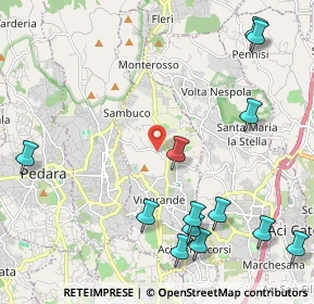 Mappa Via Giuseppe Garibaldi, 95039 Viagrande CT, Italia (3.09538)