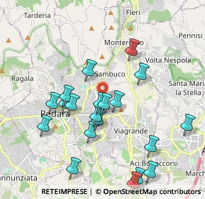 Mappa Via Paolo VI, 95039 Trecastagni CT, Italia (2.2545)