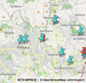 Mappa Via Paolo VI, 95039 Trecastagni CT, Italia (2.89)