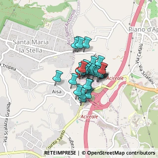 Mappa Via Alexander Fleming, 95025 Aci Sant'Antonio CT, Italia (0.25467)