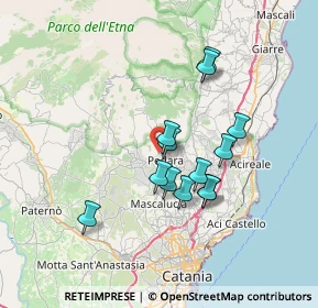 Mappa Via della Resistenza, 95030 Pedara CT, Italia (6.50308)