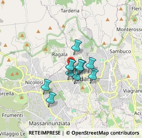 Mappa Via della Resistenza, 95030 Pedara CT, Italia (1.10727)