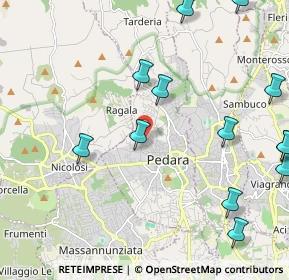 Mappa Via della Resistenza, 95030 Pedara CT, Italia (3.09923)