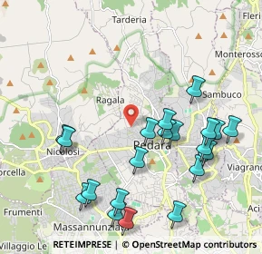 Mappa Via della Resistenza, 95030 Pedara CT, Italia (2.517)