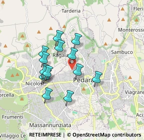Mappa Via della Resistenza, 95030 Pedara CT, Italia (1.66143)