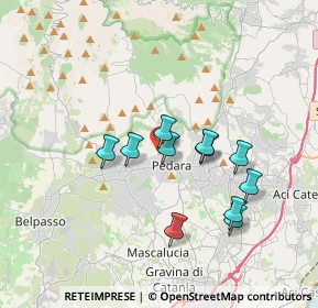 Mappa Via della Resistenza, 95030 Pedara CT, Italia (3.42273)