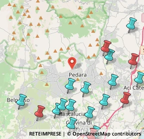 Mappa Via della Resistenza, 95030 Pedara CT, Italia (6.6755)