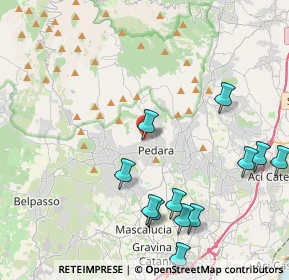 Mappa Via della Resistenza, 95030 Pedara CT, Italia (5.53417)