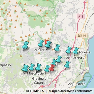 Mappa Via del Santuario, 95039 Trecastagni CT, Italia (4.73737)