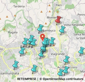 Mappa Via Cardinale Dusmet, 95039 Trecastagni CT, Italia (2.233)