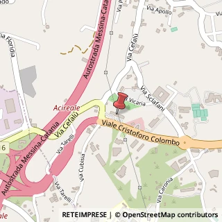 Mappa Viale Cristoforo Colombo, 47, 95024 Acireale, Catania (Sicilia)