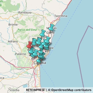 Mappa Via 95024, 95024 Acireale CT, Italia (10.402)