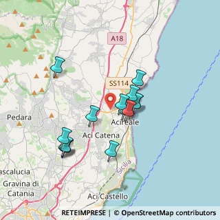 Mappa Via 95024, 95024 Acireale CT, Italia (3.48214)