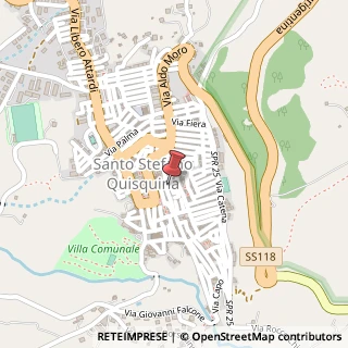 Mappa Via Francesco Crispi, 42, 92020 Santo Stefano Quisquina, Agrigento (Sicilia)